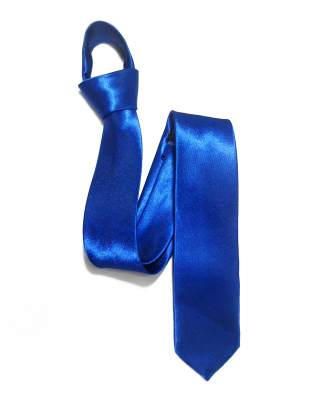 Skinny Tie in Royal Blue